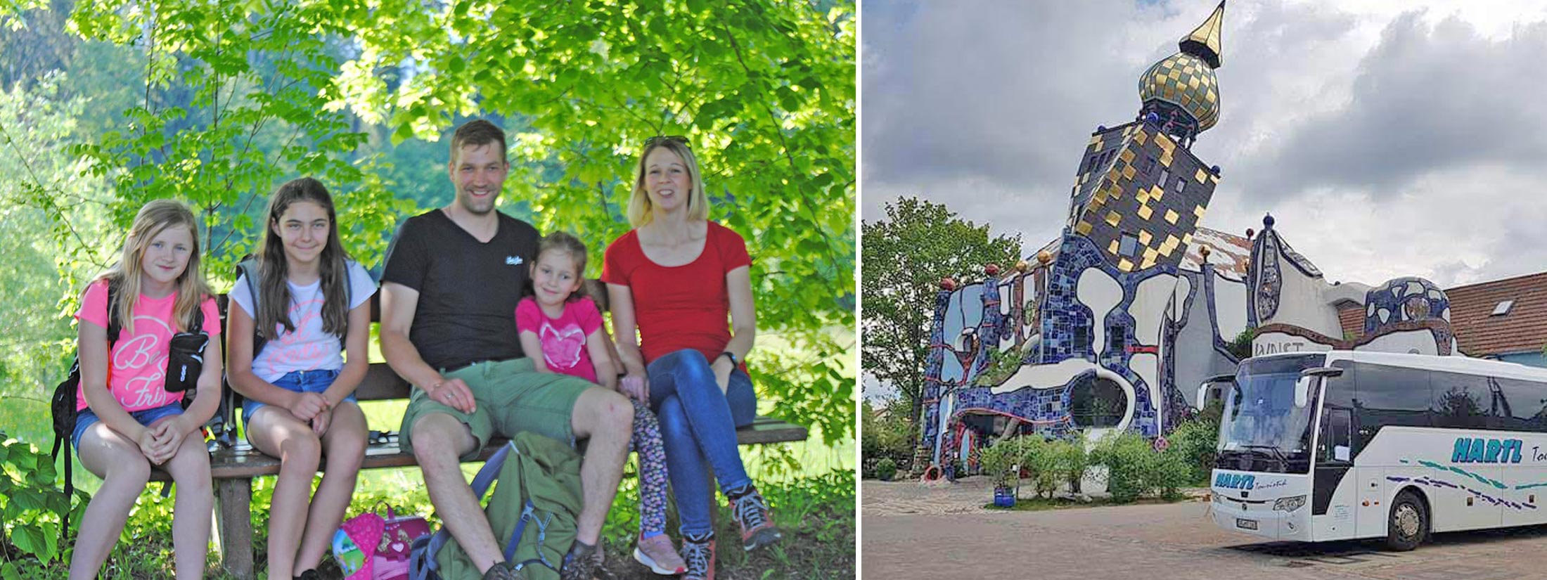 Ausflug Familie und mit Bus